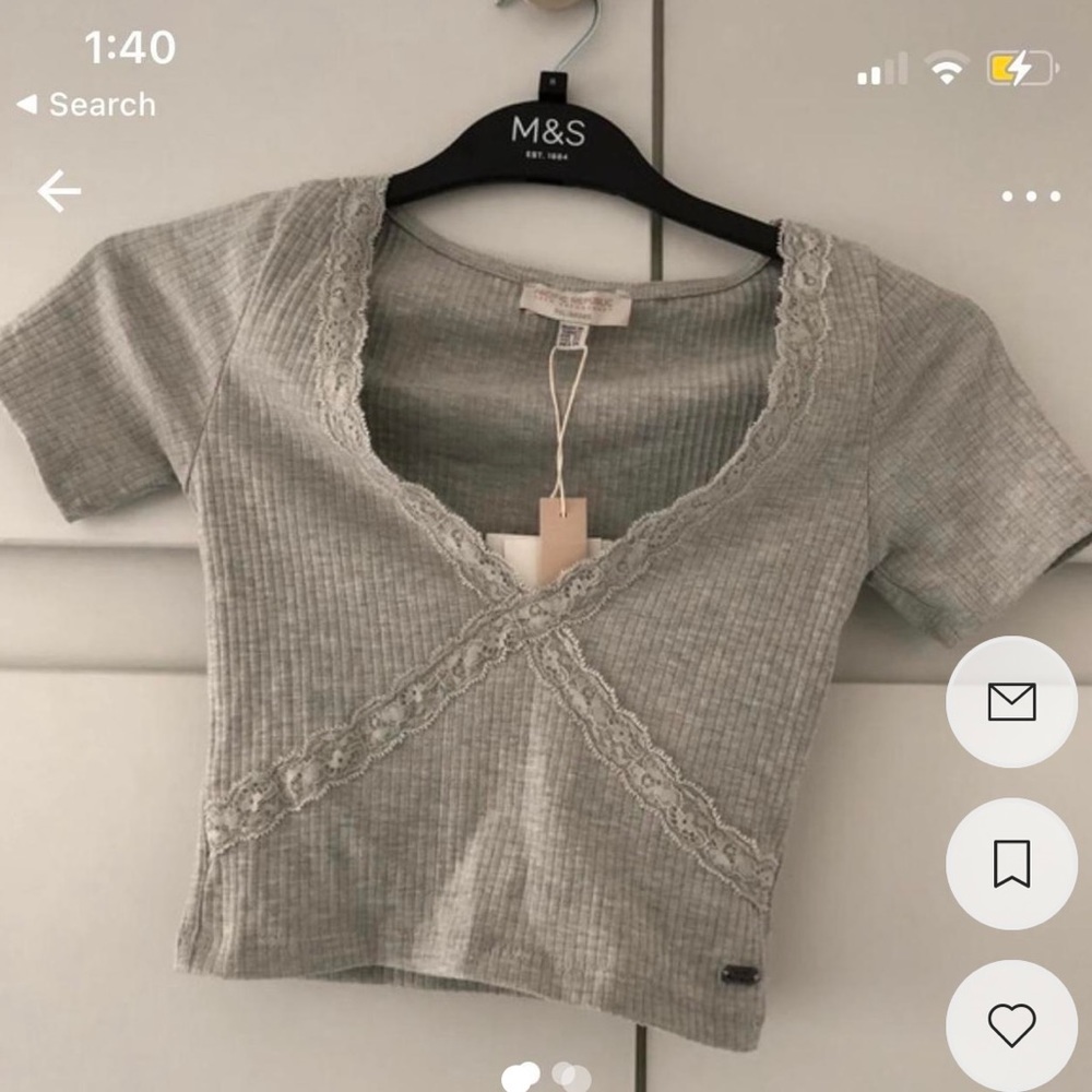 🐘cute grey top🐘